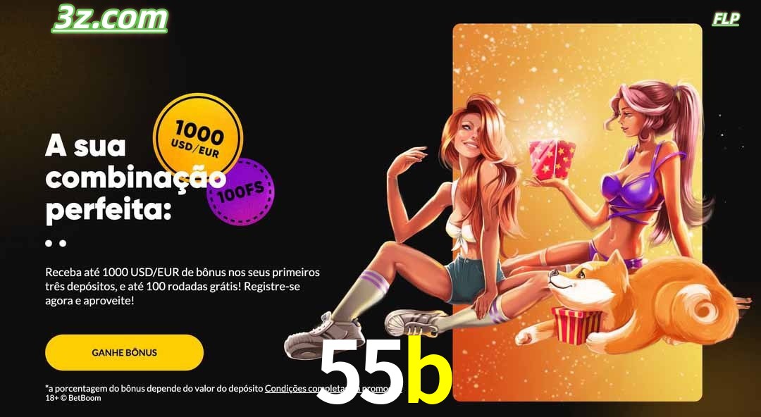 55b cassino online Brasil com promoção especial de depósito e jackpots