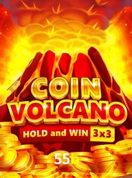 Jogue Coin Volcano slot 3x3 no 55b e ganhe grandes recompensas