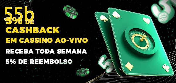 Promoções do cassino ao Vivo 55b